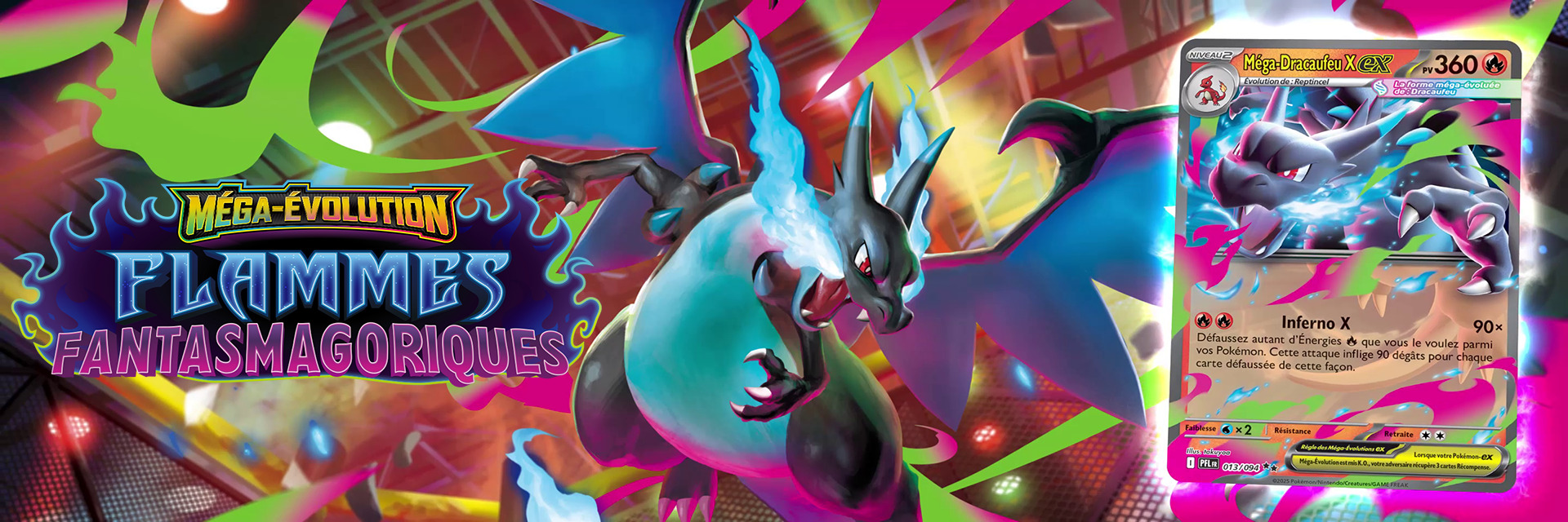 Flammes Fantasagoriques ME2 Découvrez la nouvelle extension Pokémon ME2